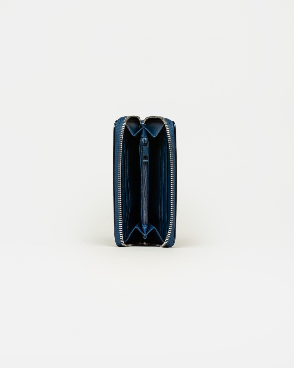 Billetera New Glam en efecto cuero Azul