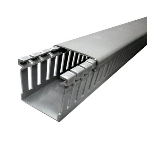 CABLECANAL 30X30MM GRIS RANURADO CABLECANAL 30X30MM GRIS RANURADO
