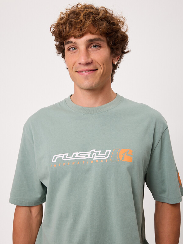 T-SHIRT AOPPA RUSTY Verde Seco
