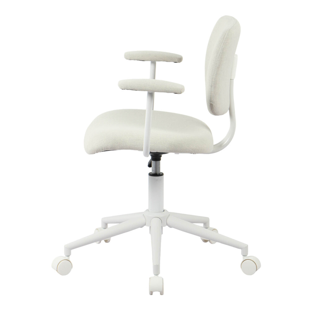 ASIENTO DE OFICINA POLIPROPILENO-Y-TELA NATURAL-BEIGE CLIFFORD