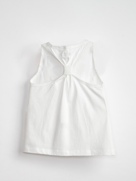 Musculosa nudo espalda Blanca