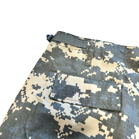 Pantalón táctico BDU 6 bolsillos Pixelado