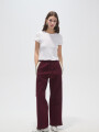 Pantalon Ilmar Cereza Oscuro