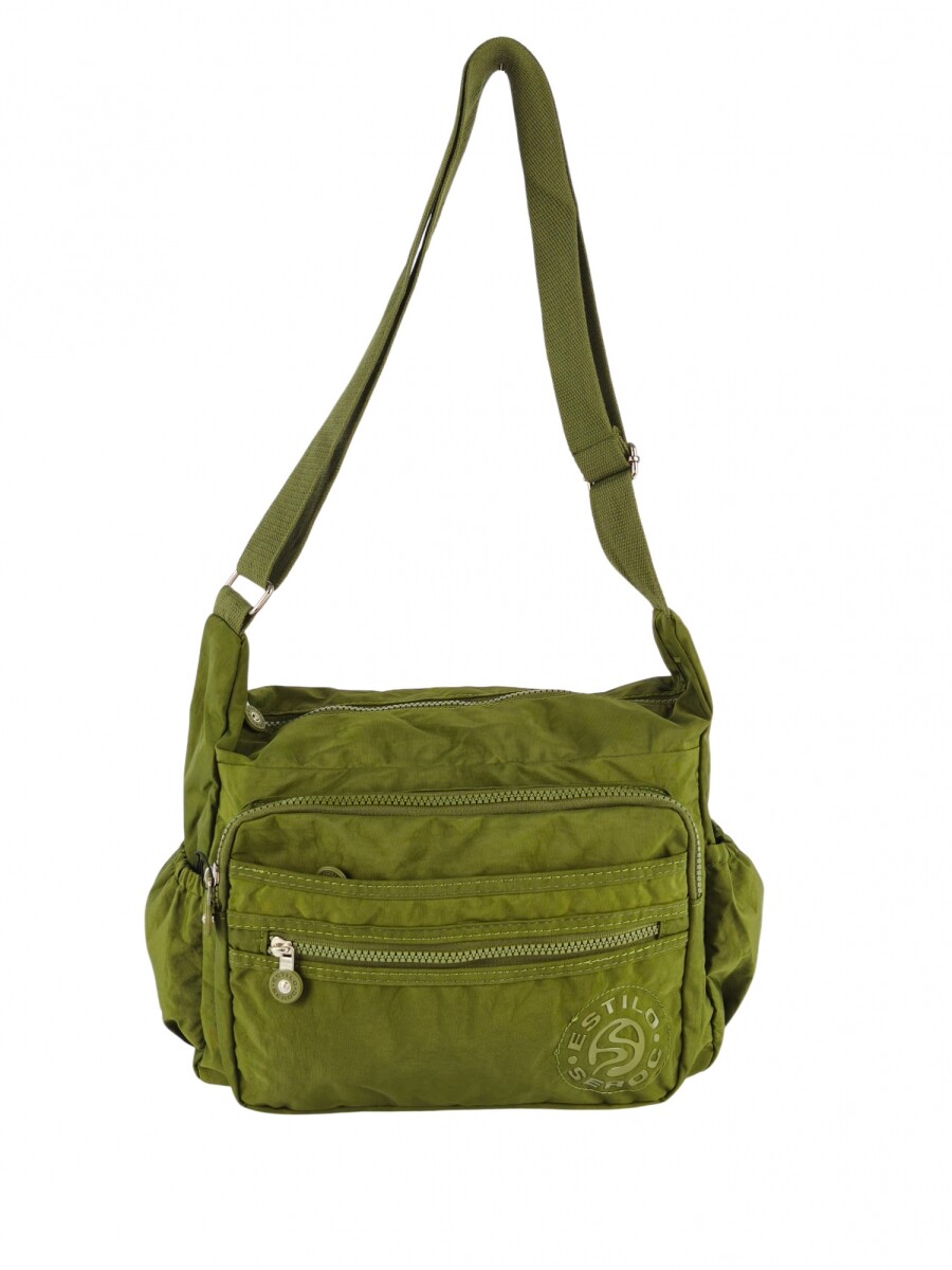Morral con bolsillos - Verde 