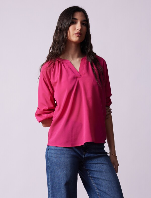 Blusa Gasa FUCSIA