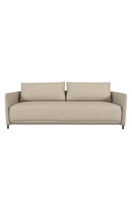 AFAGO SOFA AFAGO 210X83X78CM TELA SIMIL CUERO C3149