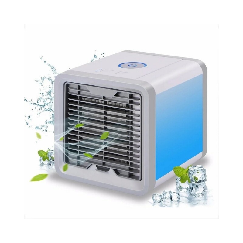 Refrigerador de Aire a base de Agua Celeste