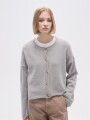 Cardigan Dialoy Gris Melange Medio