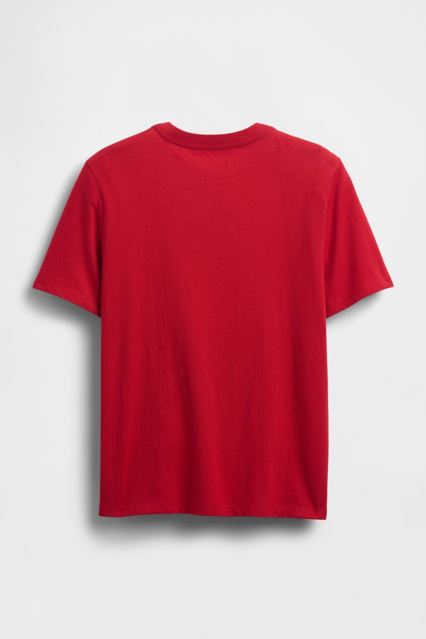 Remera Gráfico Niño Modern Red