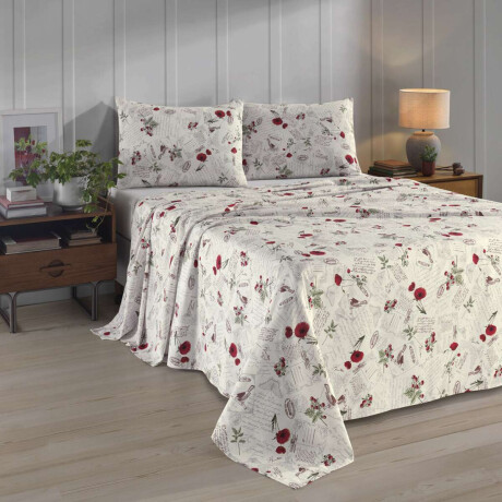 Juego Sábanas Queen Size Dohler 150 Hilos 100% Algodón Verena 01