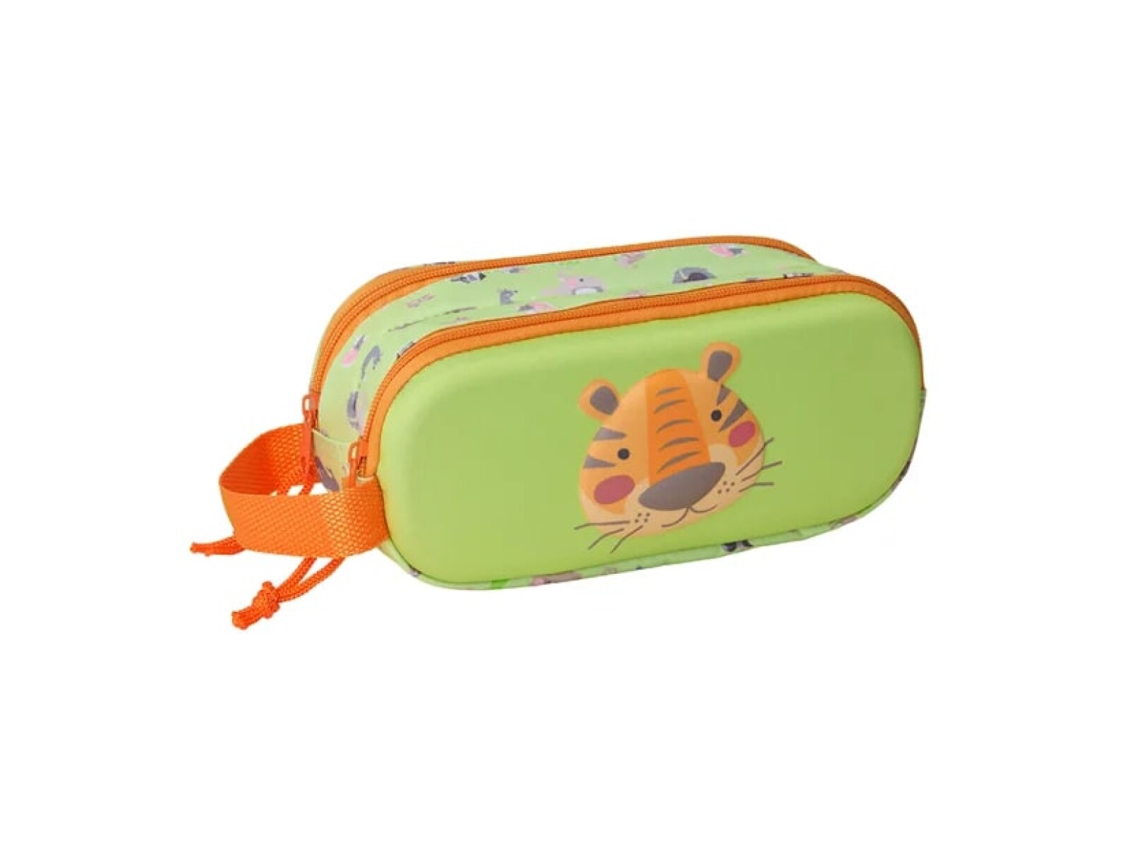 Cartuchera Safta Doble 3D - Tigre 