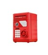 Alcancia Caja Fuerte Infantil con Sonido y Luces Rojo