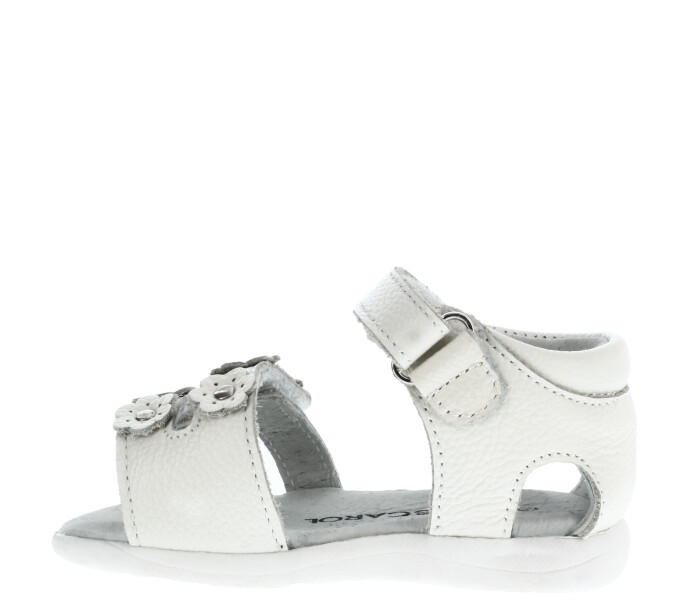 Sandalia CARO con velcros White