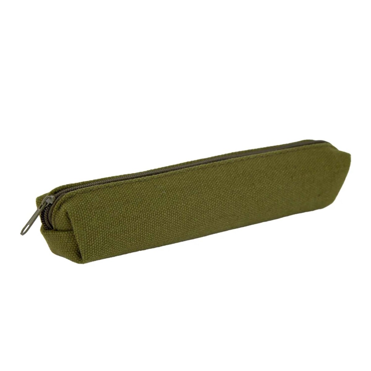 Mini Cartuchera en Tela para Lápices Lapiceras y Accesorios - Verde 