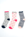 Medias Crew Dema, Pack X 3 Color Unico