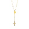 Rosario Virgen Milagrosa-Oro bajo-Con Perla-RO8004 conperla