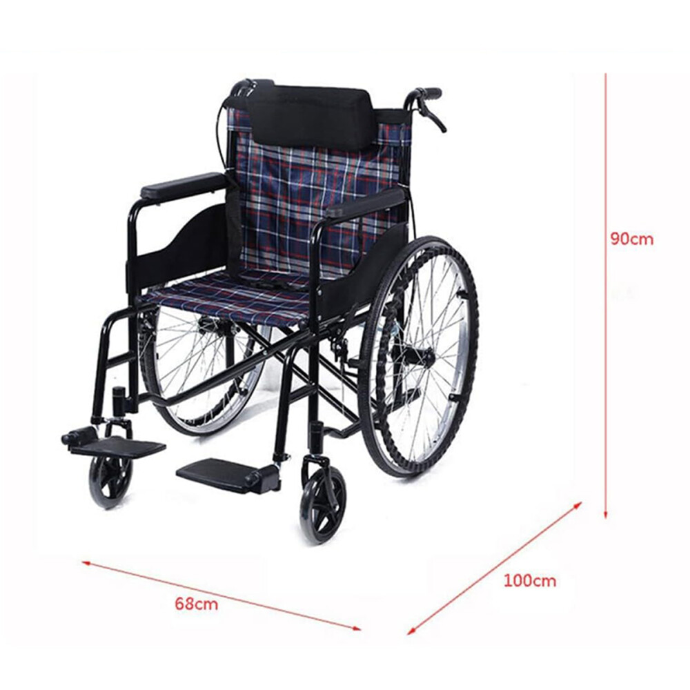 Silla de Ruedas Plegable Con Freno Silla de Ruedas Plegable Con Freno