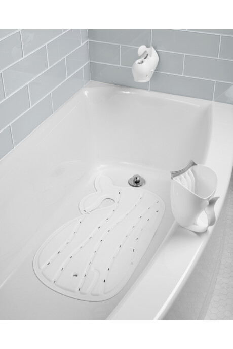 Alfombra antideslizante para baño, blanca Alfombra antideslizante para baño, blanca