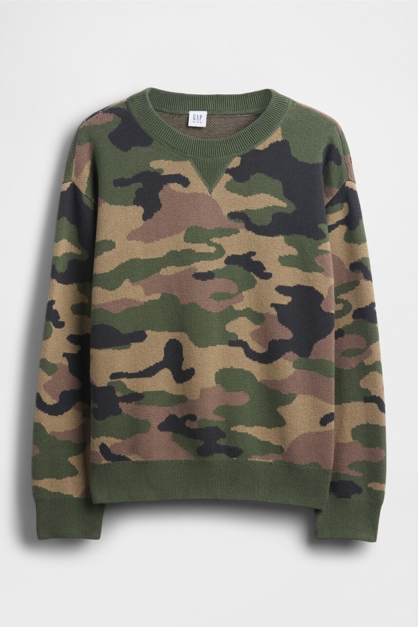 Buzo De Algodòn Niño Camo