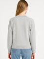 Sweater Lasi Gris Melange
