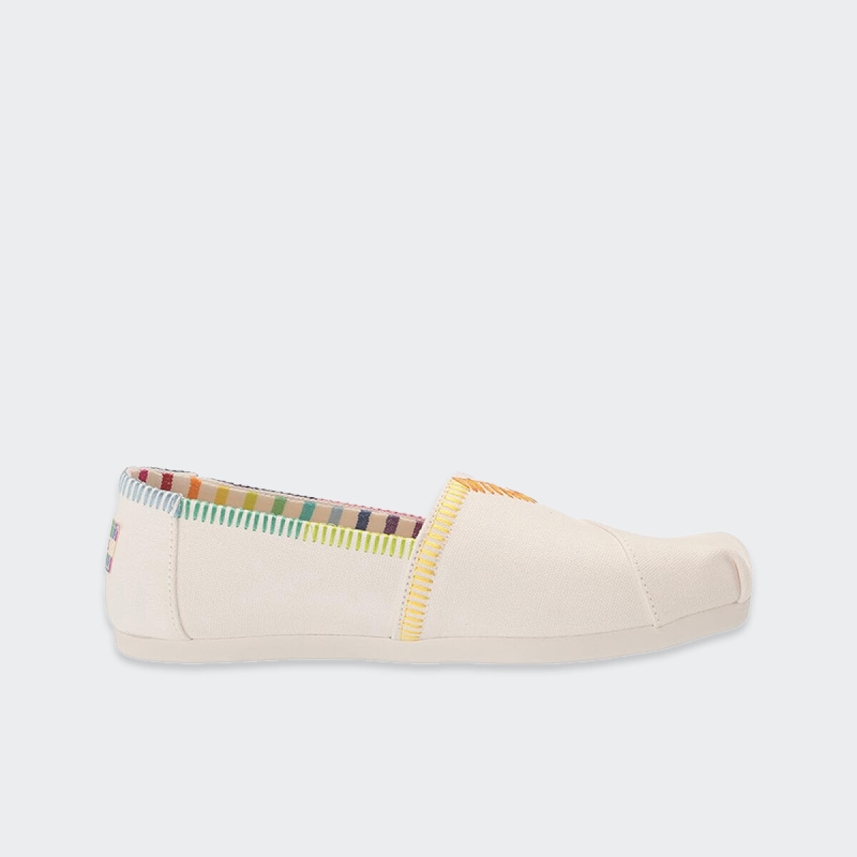 Alpargatas Toms Rainbow - Blanco 