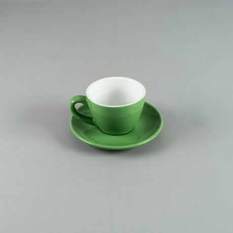 Taza de Te 160ml c/ Plato 14cm Verde Choosing Taza de Te 160ml c/ Plato 14cm Verde Choosing
