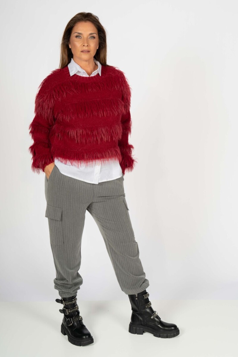 Sweater Bel Bordó