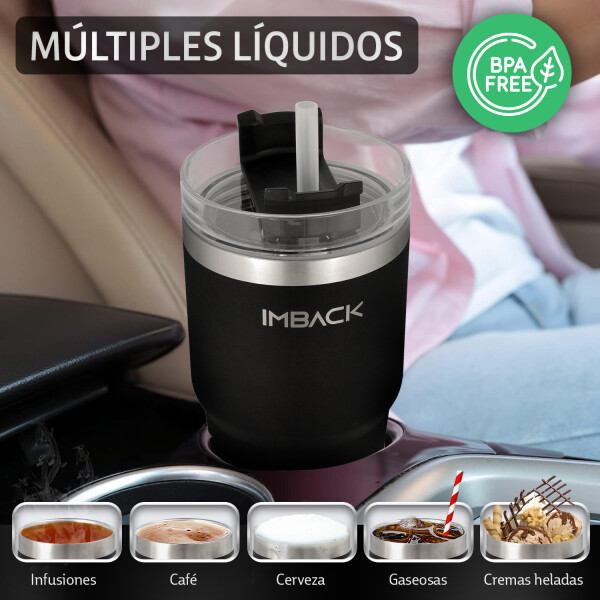 Vaso Termico Doble Capa 592ml Con Tapa Acero Inoxidable Vaso Termico Doble Capa 592ml Con Tapa Acero Inoxidable