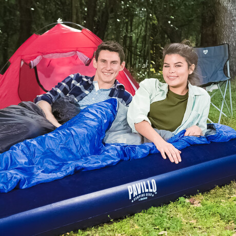 Colchón Inflable Bestway 2 Plazas Camping + Inflador Cmb000510