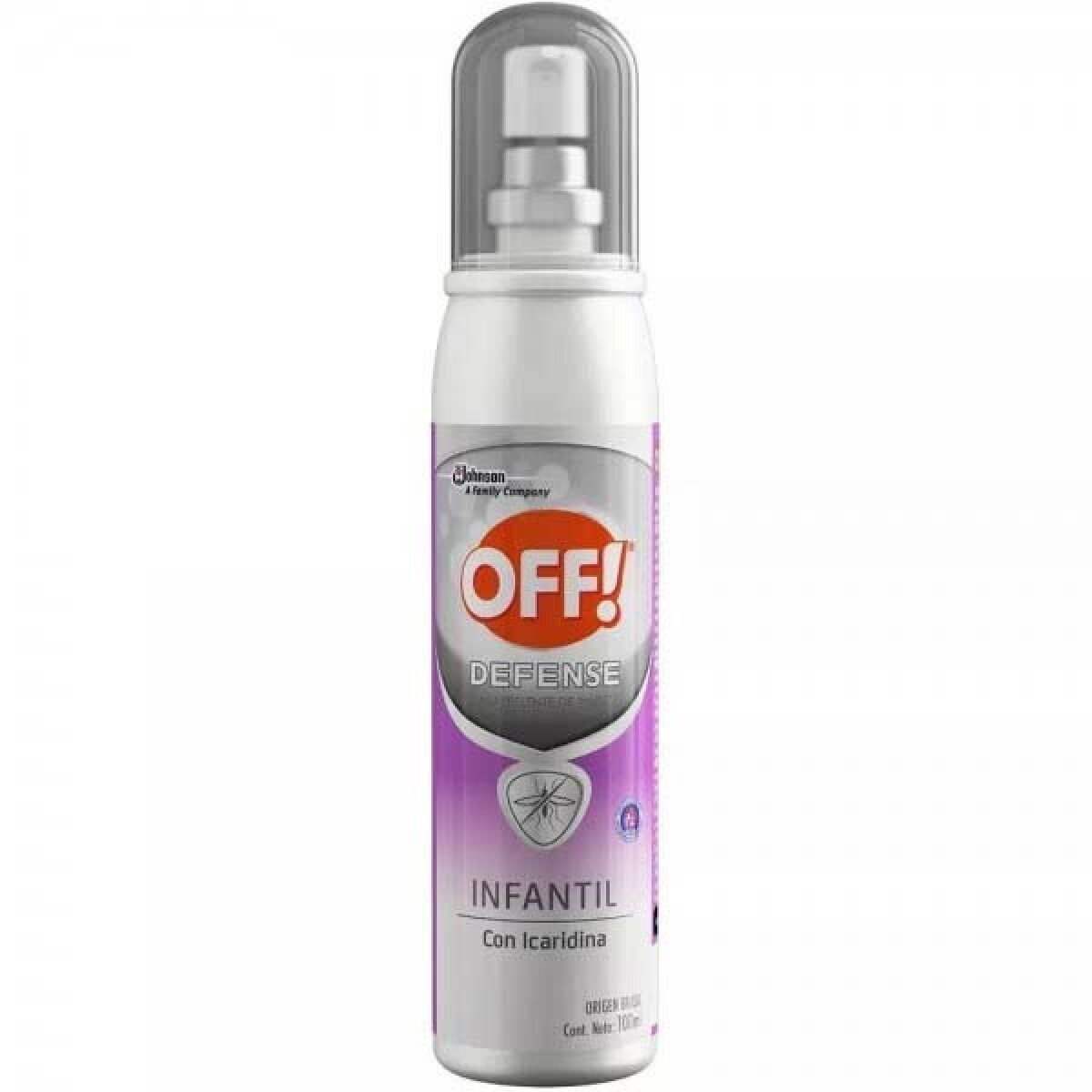 Repelente OFF Defense Infantil con Lidocaína en Spray 100ml 