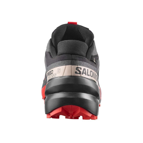Salomon Speedcross 6 Gtx Para Hombre Negro-Rojo