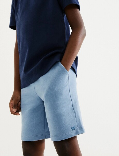 BERMUDA BÁSICA INFANTIL AZUL
