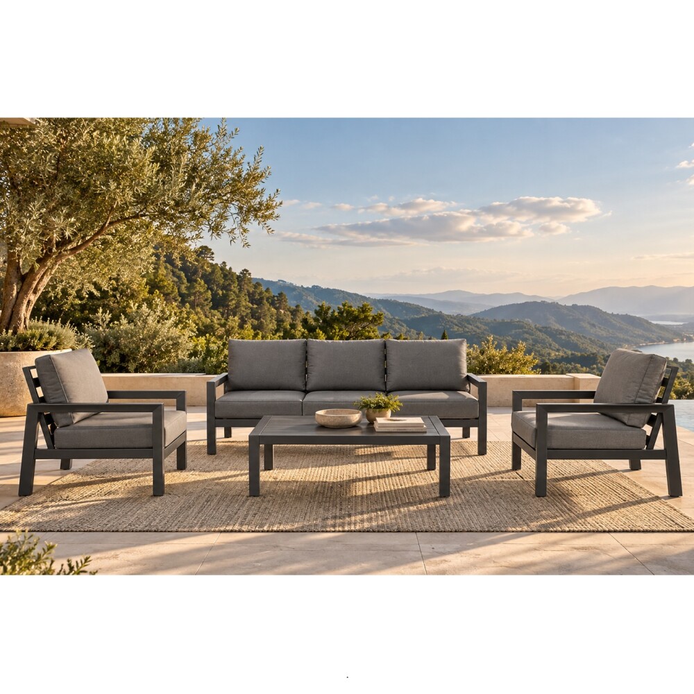 Juego de living aluminio, Weston Juego de living aluminio, Weston