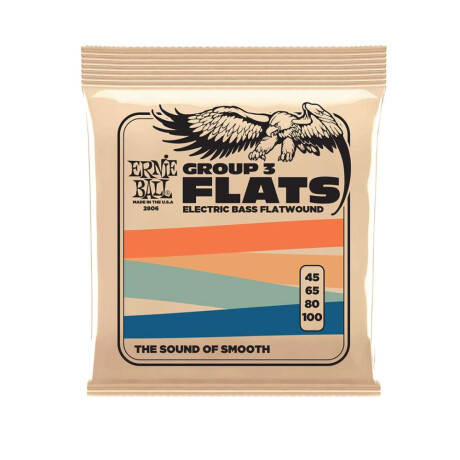 Encordado Bajo Ernie Ball Bass Flat Group Iii .045