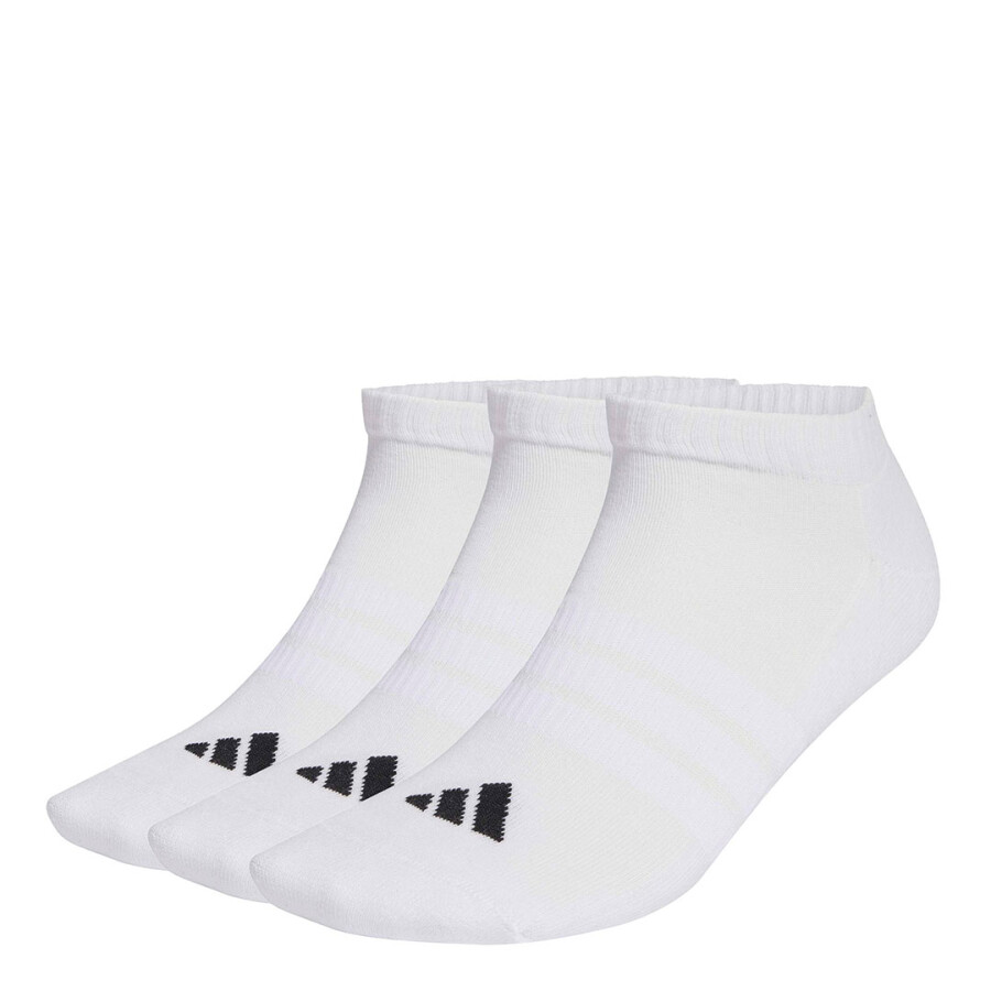 Medias Unisex Adidas C Ess Low 3P Blanco