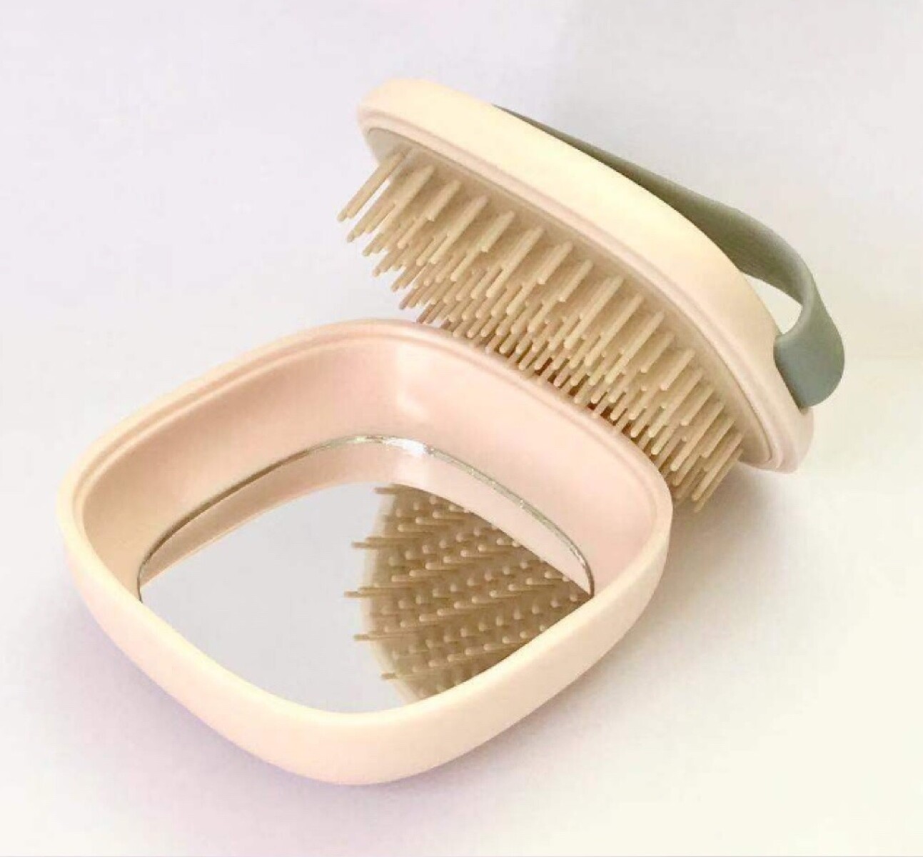 Cepillo desenredante para cabello - rosa 