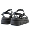 Sandalias - Moleca - Moleca Sandalia con tira ancha de Mujer - 5483.102-26560 Negro