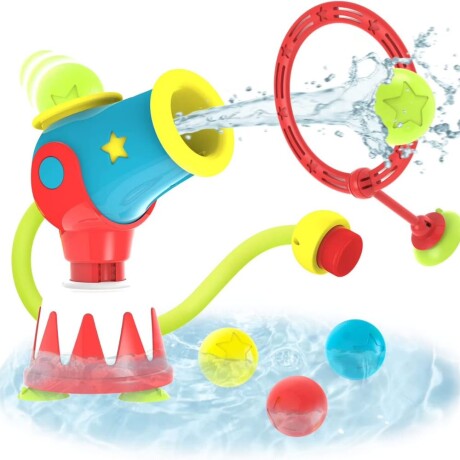 Ball Blaster Water Cannon Juego de Baño Yookidoo MULTICOLOR