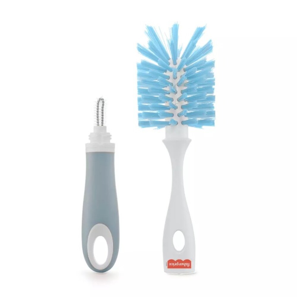 Cepillo limpia biberon fisher price celeste