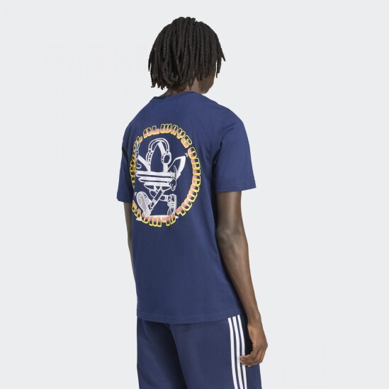 Remera Adidas Trifolio Azul