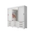 Ropero Abba 3 puertas Deslizante NT5030 Notavel Blanco Ropero Abba 3 puertas Deslizante NT5030 Notavel Blanco