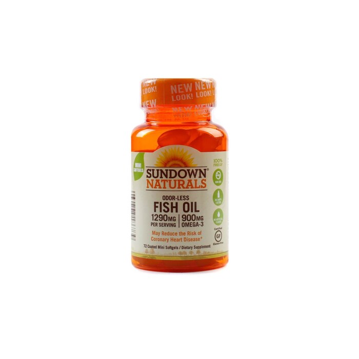FISH OIL 1290 MG ODORLESS SUND. FR. X 60 única