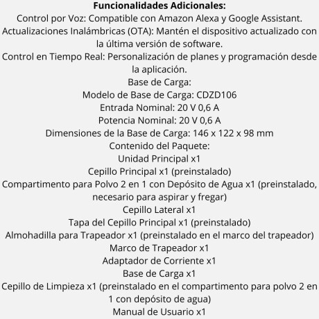 Aspiradora Robot Xiaomi Vacuum S20 V01