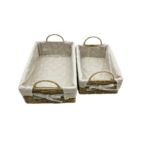 SET 2CESTAS TEJ 31X21X10 25X16X8.5 SET 2CESTAS TEJ 31X21X10 25X16X8.5