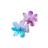 Broche pinza para el cabello flor colores metalizados Broche Pinza Para El Cabello Flor Colores Metalizados