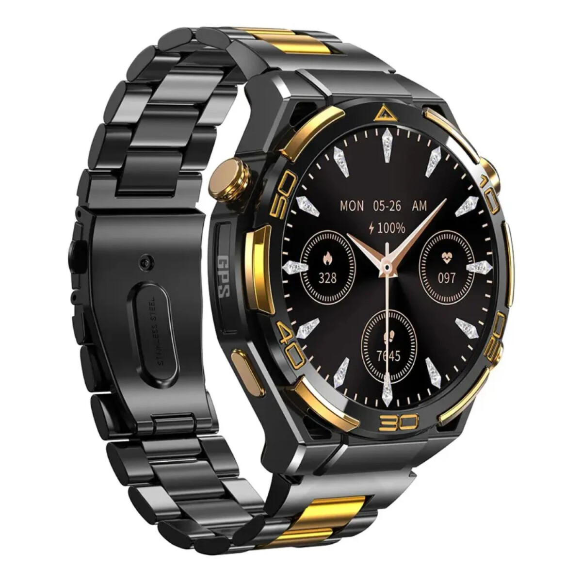 Smartwatch Blackview W90 PRO negro y dorado 