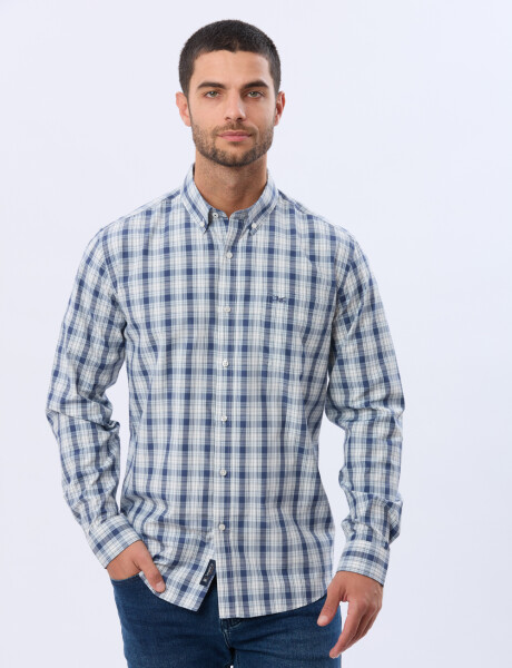CAMISA CUADROS Azul