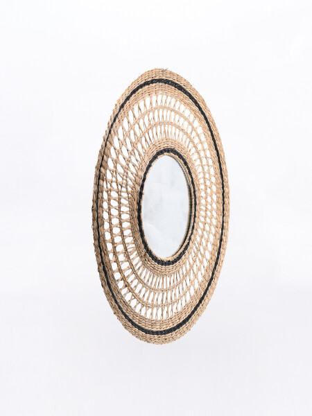 ESPEJO SEAGRASS DUO BEIGE