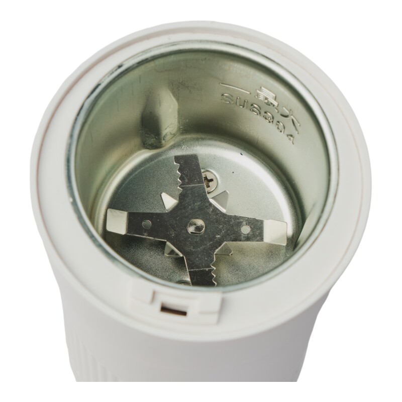 Moledor Molinillo Eléctrico De Cafe Granos Semillas 150w Blanco