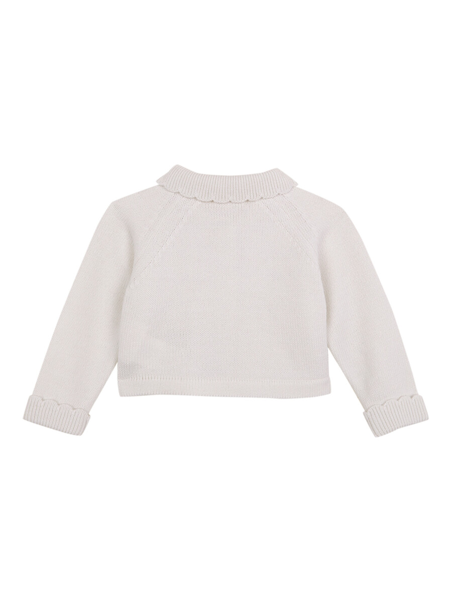 Chaqueta Cashmere Crudo